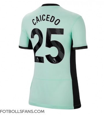 Chelsea Moises Caicedo #25 Replika Tredje Tröja Damer 2023-24 Kortärmad